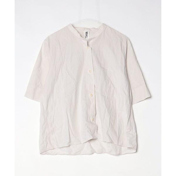 「MHL.」 半袖ブラウス 2 グレー系その他 レディース