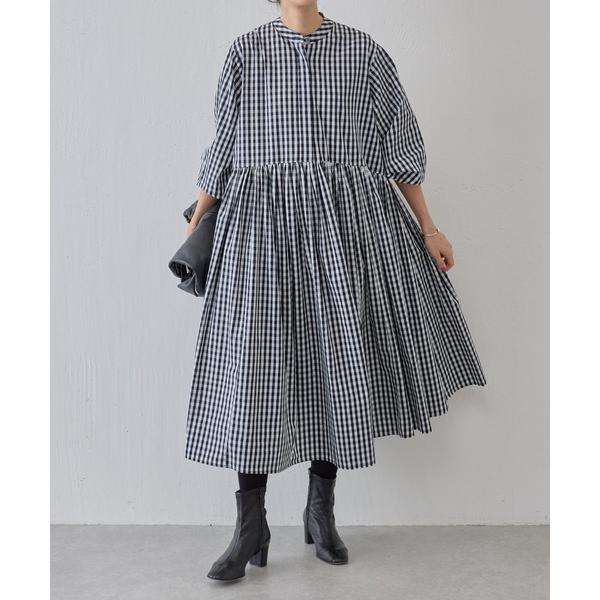「BEARDSLEY」 長袖ワンピース M ブラック レディース