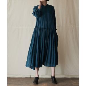 suzuki takayuki（スズキタカユキ） シャツワンピース puff-sleeve
