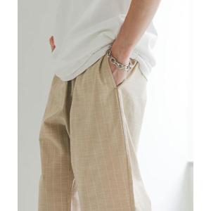 ワイドパンツ パンツ ドライタッチストライプイージーパンツ メンズ