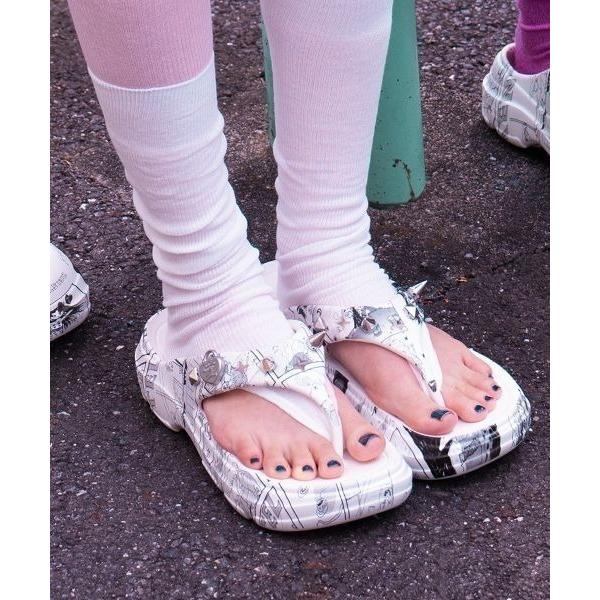 厚底 サンダル MOMENTEL/モーメンタル/×ROCKFISH Flip-Flops レディース