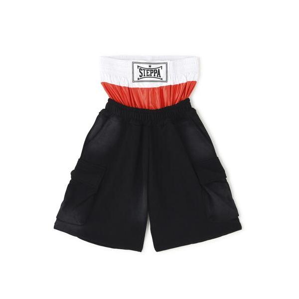 ワイドパンツ スウェットパンツ ジャージ STEPPA/ステッパ/BOXER BERMUDA PAN...