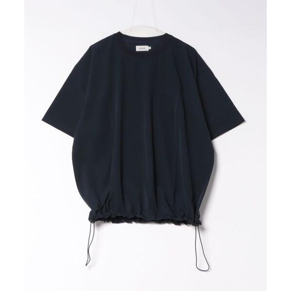 「ATELANE」アイスファブリック ルーズシルエット裾絞れるTee メンズ レディース