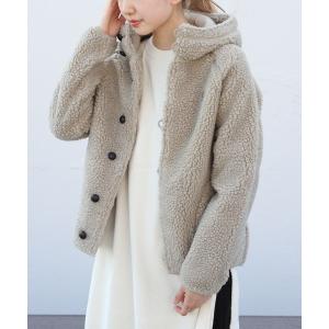 ブルゾン アウター Gymphlex/ジムフレックス　ボアフーデッドジャケット　BOA HOODED JACKET　J-1185 BOA レディース