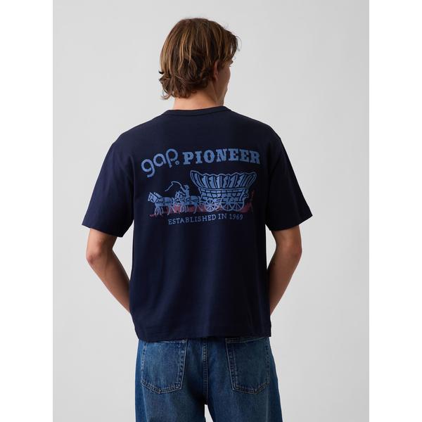 tシャツ ヘビーウェイト GAP Pioneer グラフィックTシャツ メンズ レディース