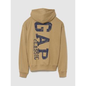 パーカー GAP CLASSICロゴ ジップアップパーカー メンズ レディース