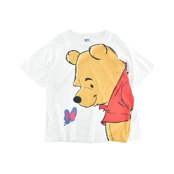 tシャツ 「USED」90’s Disney “pooh” 大判プリント キャラクター Tシャツ U...