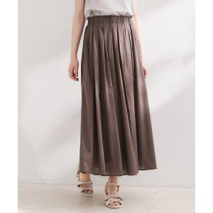 ロング スカート 夏 コットンフレアロングスカート