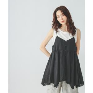 ブラウス シャツ 夏 アシメヘムキャミチュニック/1017796 レディース