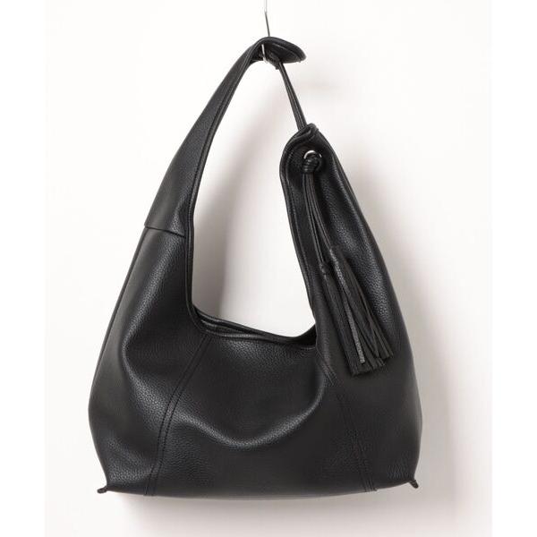 ショルダーバッグ バッグ カシュカシュ cachecache / ソフト合皮タッセルホーボーバッグ ...