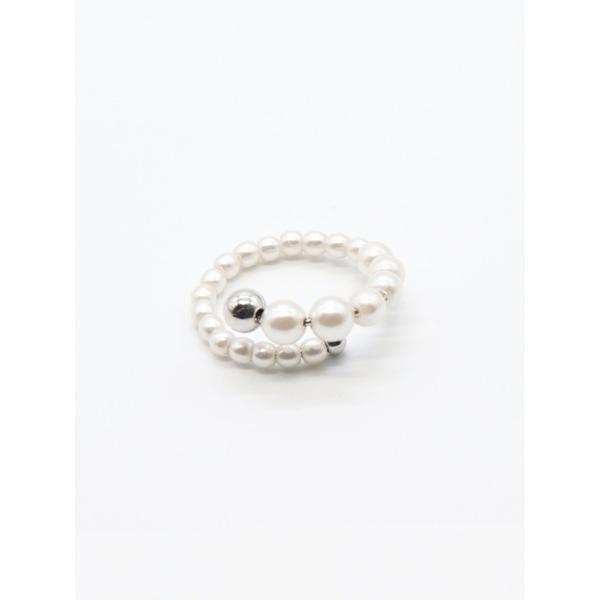 指輪 リング 「BILAN」Spiral Pearl Ring/スパイラルパールリング レディース