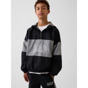 コート アウター リサイクル100% GAPロゴ アノラックジャケット (キッズ) キッズ 子供服 男の子｜ZOZOTOWN Yahoo!店