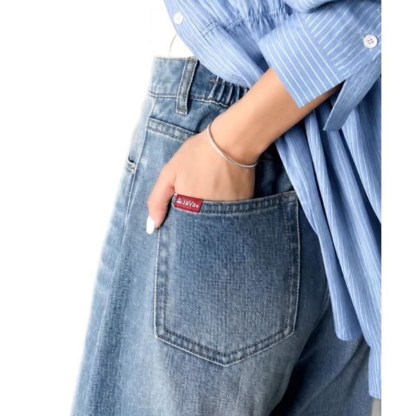 「Java」 デニムパンツ X-LARGE ブルー レディース