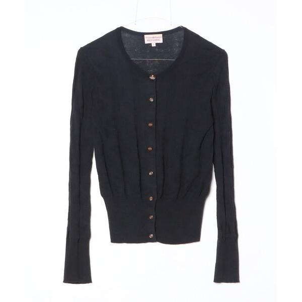 「Vivienne Westwood red label」 ニットカーディガン 1 ブラック レディ...