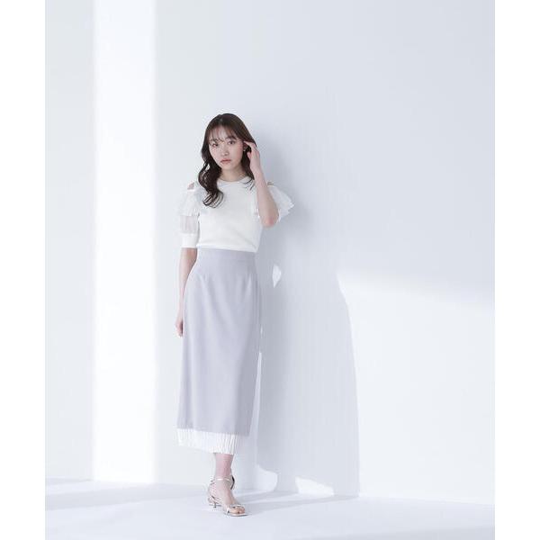 「NATURAL BEAUTY BASIC」 スカート MEDIUM グレー レディース