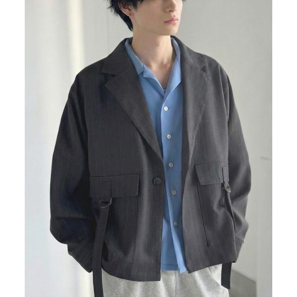「Java」 テーラードジャケット MEDIUM ダークネイビー メンズ