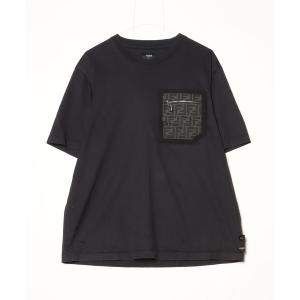 「FENDI」 半袖Tシャツ L ブラック レディース