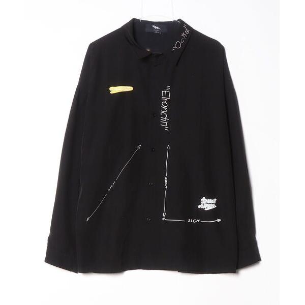 「FVLMEN」 長袖シャツ MEDIUM ブラック メンズ