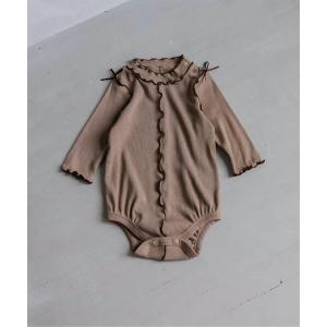 ベビー服 ロンパース 「リンク」メロウリブボディースーツ_セットアップ可