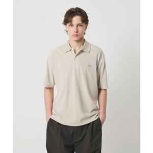 ラコステ ポロシャツ 半袖 「LACOSTE for BEAUTY＆YOUTH」 ワントーン パイル ショートスリーブ ポロシャツ メンズ