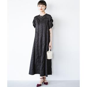 「haco!」 半袖ワンピース MEDIUM ブラック レディース