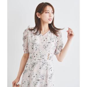 「LAISSE PASSE」 半袖ワンピース 38 グレー レディース