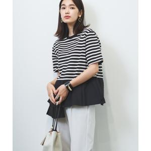「HERENCIA」 半袖カットソー MEDIUM ブラック系その他 レディース