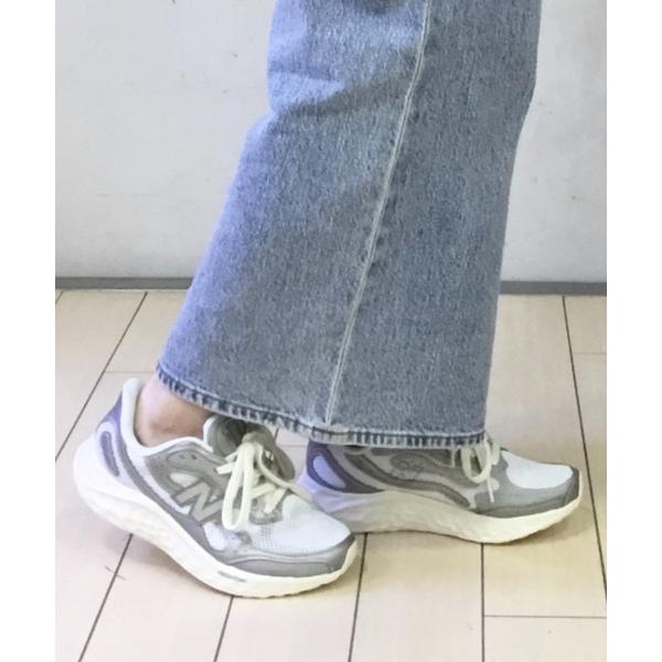 「New Balance」 ローカットスニーカー 24.0cm シルバー レディース