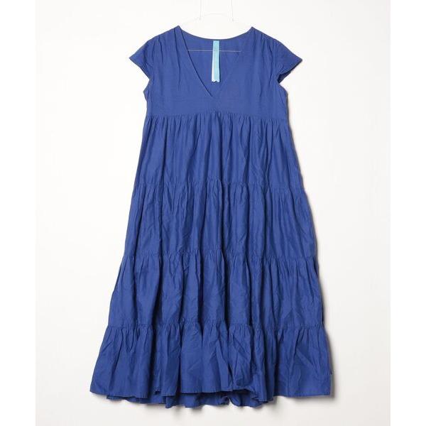 「TOMORROWLAND」 「merlette」半袖ワンピース X-SMALL ダークブルー レデ...