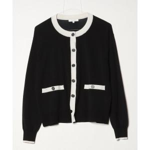「GLOBAL WORK」 ニットカーディガン M ブラック レディース