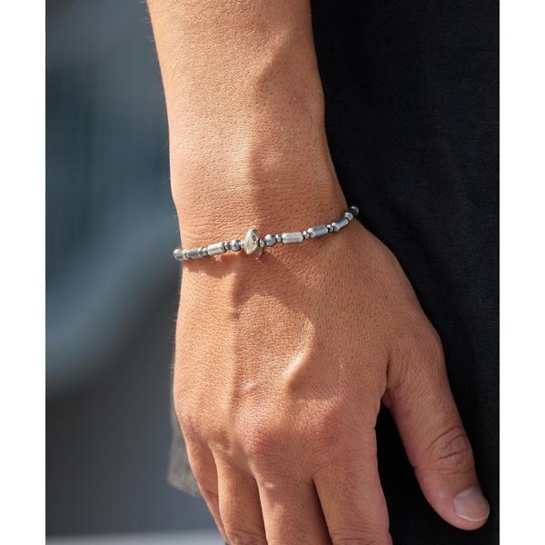 ネックレス SunKu/サンク Silver Pipe Beads Bracelet シルバー パイ...