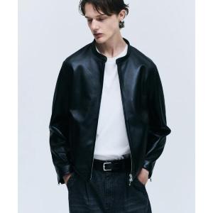 カルバンクライン レザージャケット シングルライダース ラムレザー Calvin Klein（カルバン・クライン） シングル ライダースジャケット