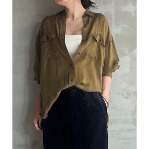 ブラウス シャツ FIBRIL POCKET SHIRT / フィブリル ポケット シャツ レディース