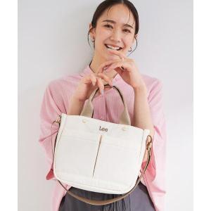 トートバッグ 「Lee別注／撥水」フロント立体ポケットトートバッグ「2WAY」 レディース
