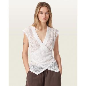 ブラウス シャツ VERA SLEEVELESS WRAP BLOUSE | VERA ノースリーブ ラップ ブラウス レディース