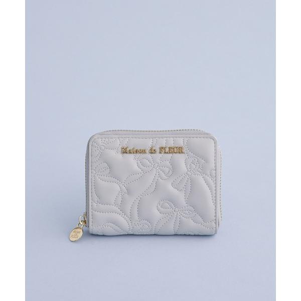 「Maison de FLEUR」 カードケース FREE サックスブルー レディース