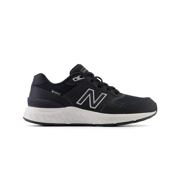 「New Balance」 ローカットスニーカー 24.5cm ブラック レディース