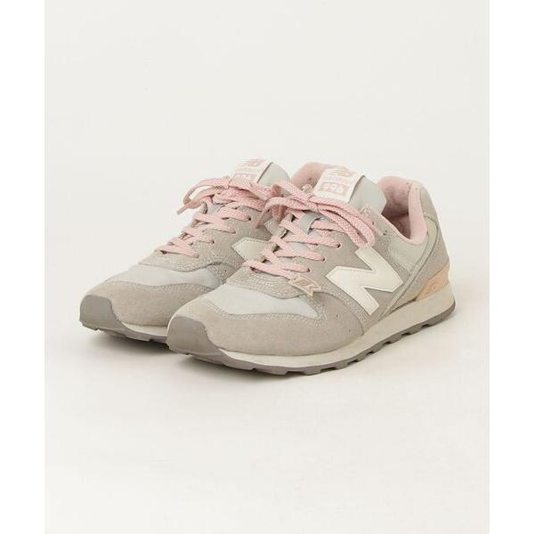 「New Balance」 ローカットスニーカー 24cm ベージュ レディース
