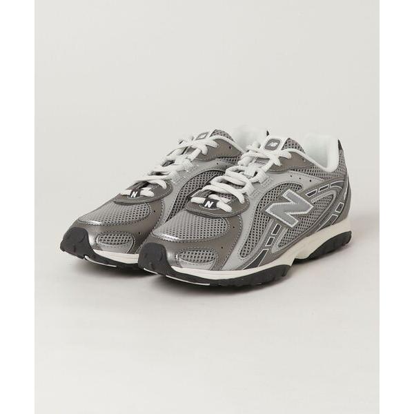 「New Balance」 ローカットスニーカー 23.5cm シルバー レディース