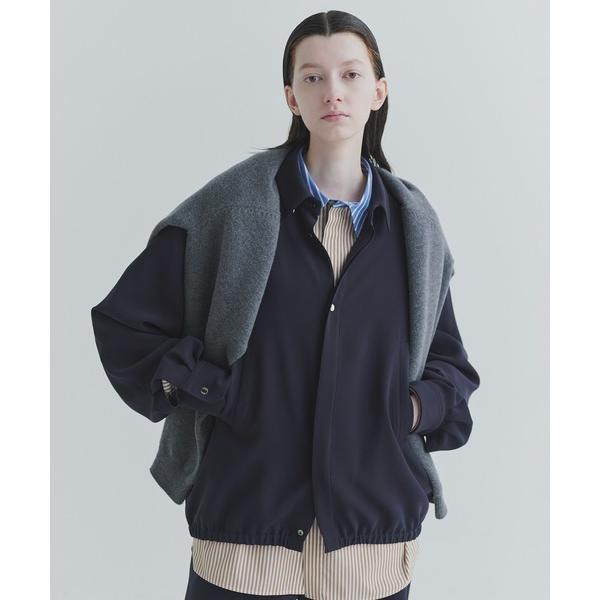 ブルゾン アウター Triacetate Airy Cloth Long Sleeve Shirt ...
