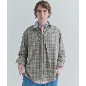 シャツ Turtun Check Bow Tie Long Sleeve Shirt メンズ レディース