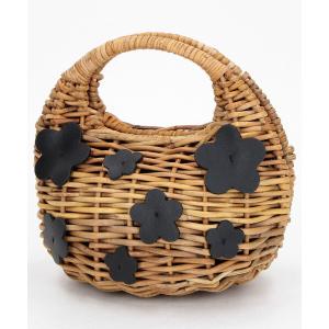 かごバッグ カゴバッグ toca/トーカ ARAROG FLEUR BAG S/フラワーモチーフ アラログトートバッグ S