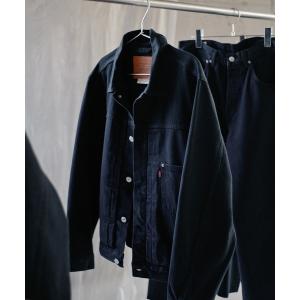 デニムジャケット gジャン Levi's/リーバイス PREMIUM BLACK TYPE 1 TRUCKER JACKET メンズ