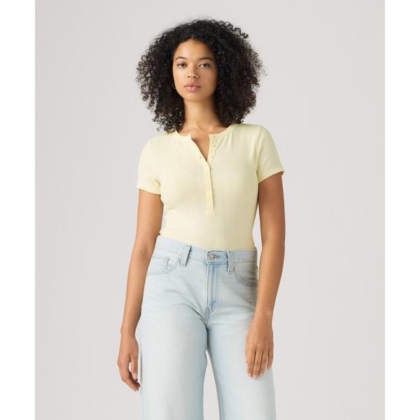 ヘンリーネック tシャツ 半袖 Levi's/リーバイス DRY GOODS ポインテール ショート...