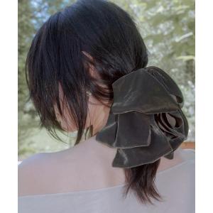 ヘアクリップ ベロア レイヤード リボン バンス クリップ｜ZOZOTOWN Yahoo!店