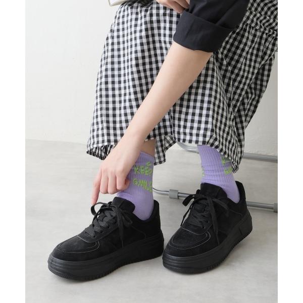 「DEMETER」 ローカットスニーカー LL ブラック レディース