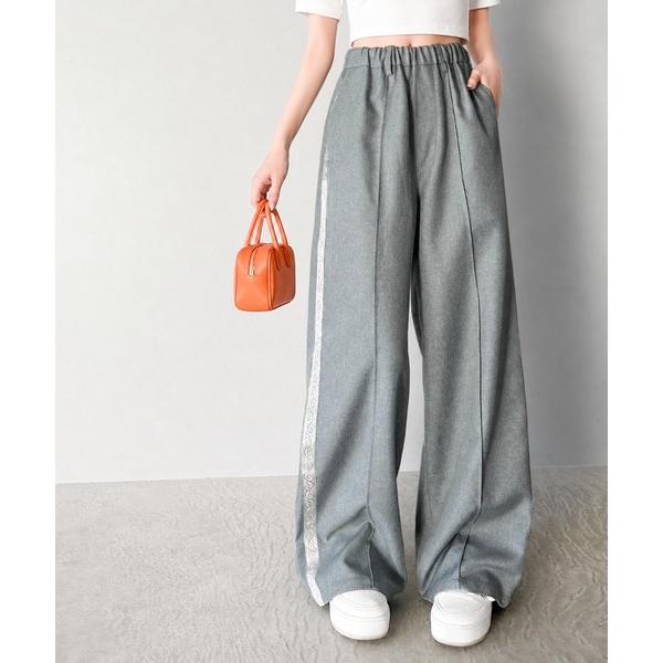 「Java」 スラックス LARGE グレー メンズ
