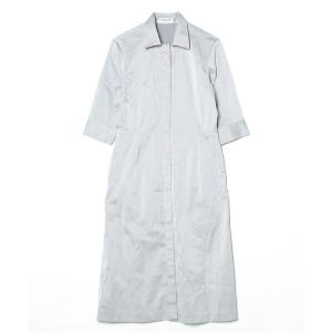 「GEORGES RECH」 シャツワンピース 38 グレー レディース