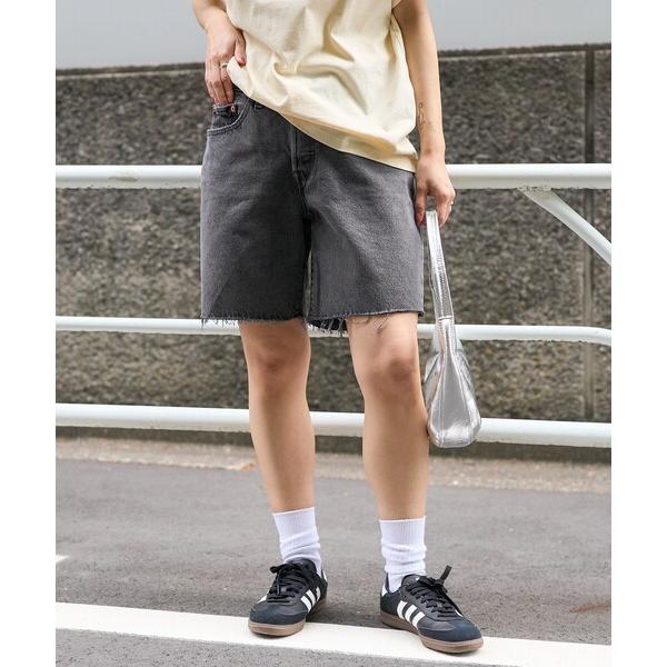 「FREAK'S STORE」 「Levi’s」デニムショートパンツ 25 ブラック レディース