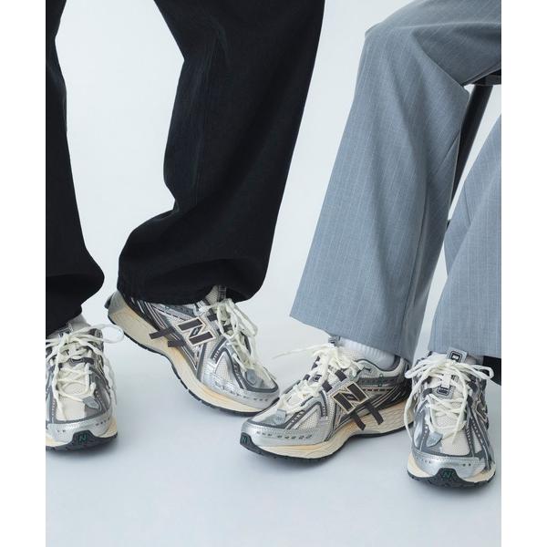 「New Balance」 ローカットスニーカー 23.0cm シルバー メンズ